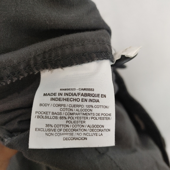 Nike‎ Sportswear Cargo Shorts Slate Gray Khaki Flat Fornt Pockets 32 613644-060 - Picture 7 of 8